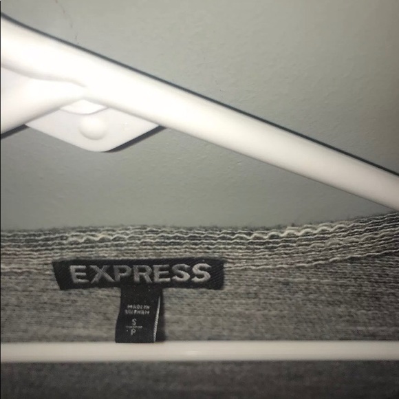 Express small gray heather cardigan - Picture 2 of 3